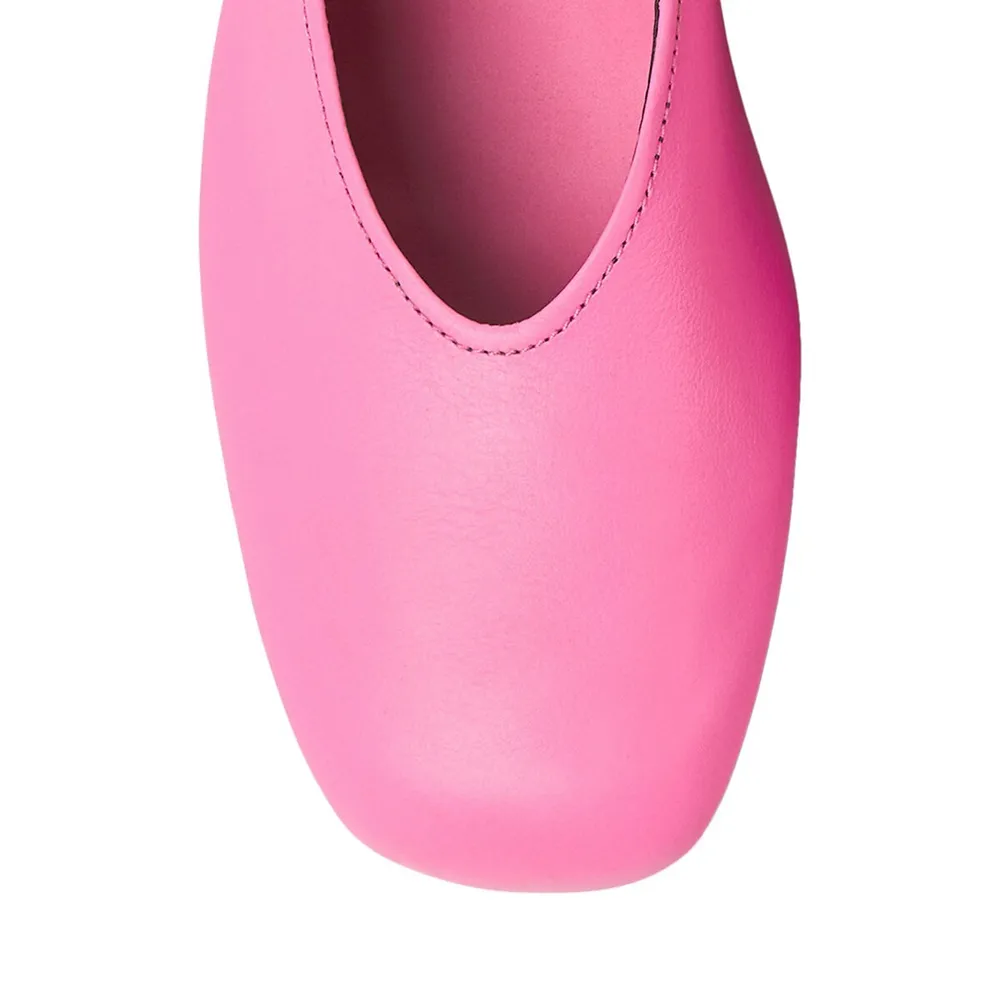 Casi Myra Leather Ballerina Flats