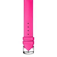 Bracelet de 18 mm en silicone rose vif
