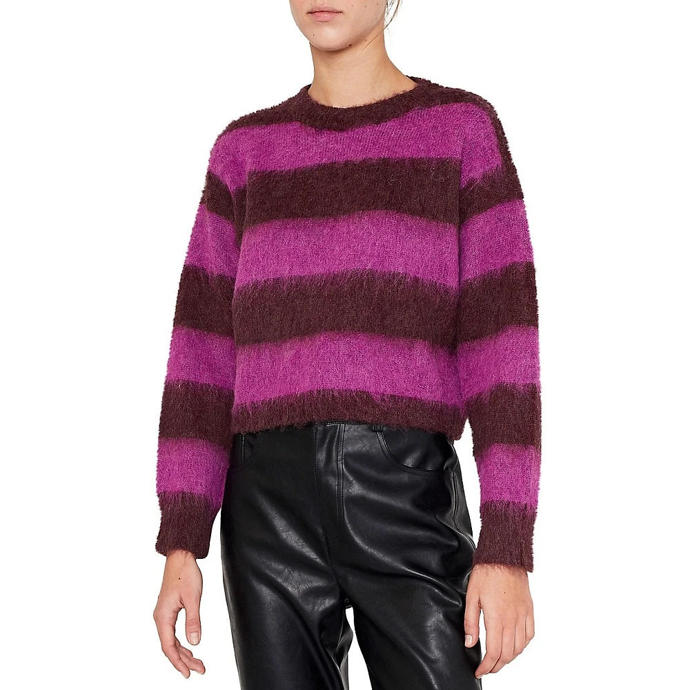 Icon Striped Soft-Knit Sweater