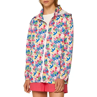 hervorming Inzet hack COMPANIA Fauve Floral Hooded Jacket | Square One