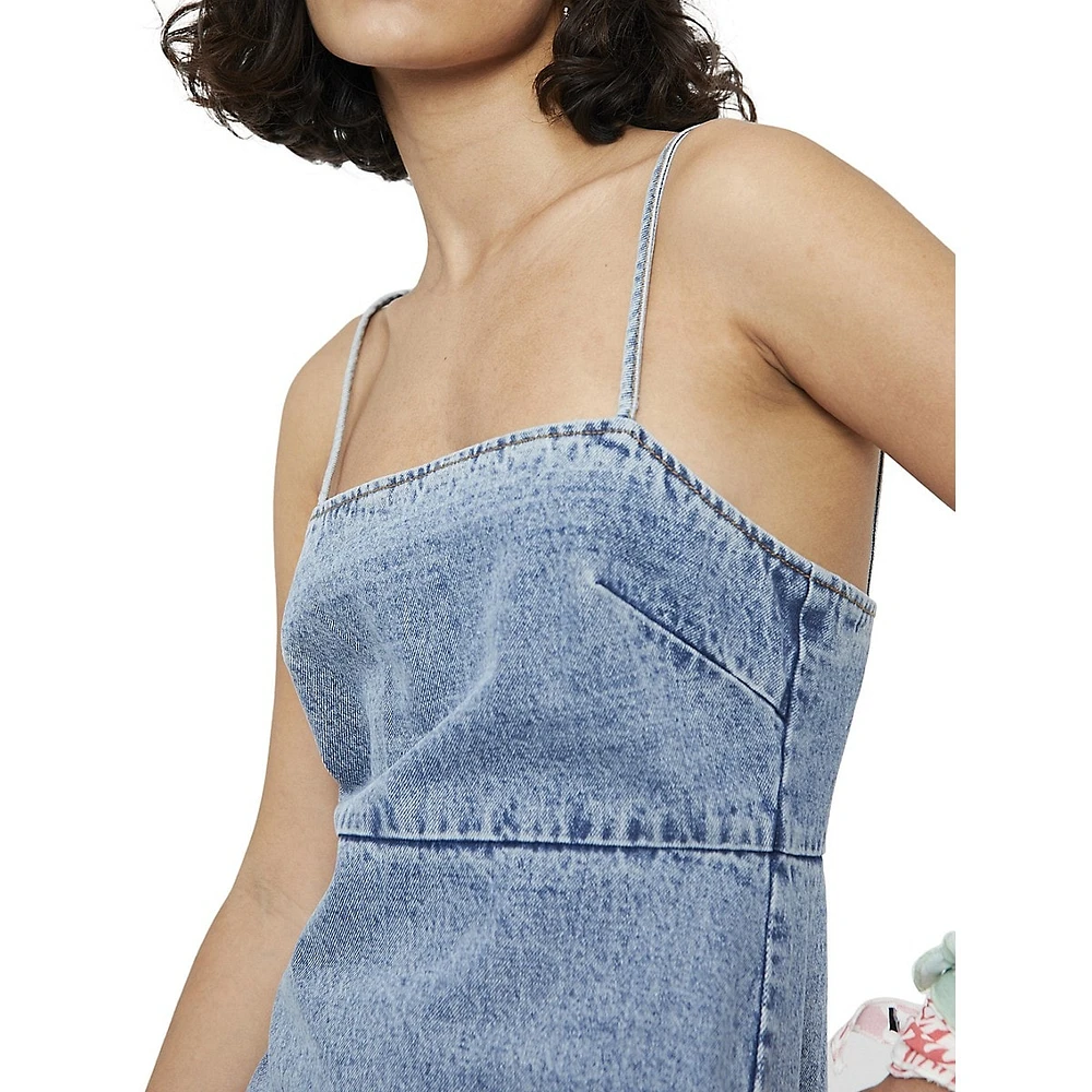 Olympia Denim Tank Mini Dress