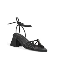 Mirage Leather Wrap Sandals