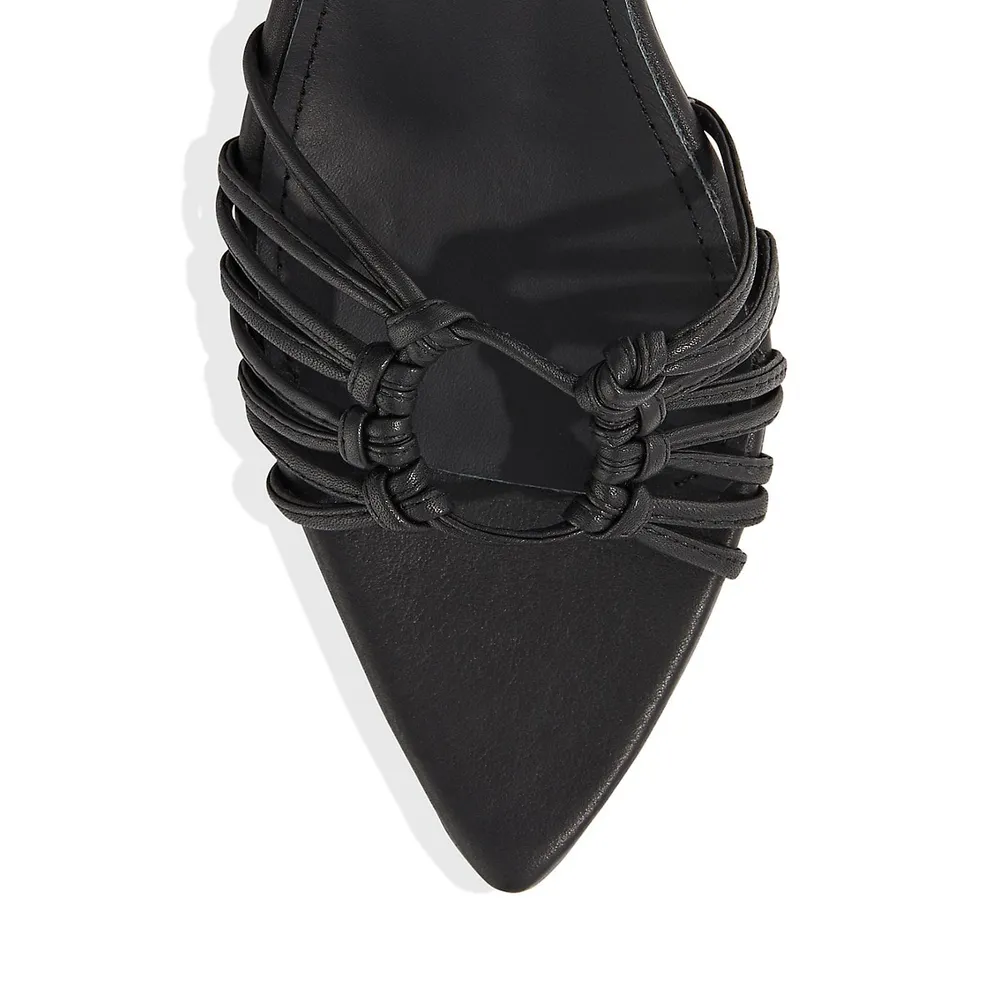 Mirage Leather Wrap Sandals