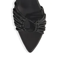 Mirage Leather Wrap Sandals