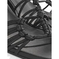 Mirage Leather Wrap Sandals