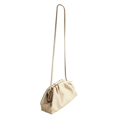 The D Leather Clutch Bag