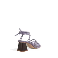 Goldie Suede Wrap Sandals