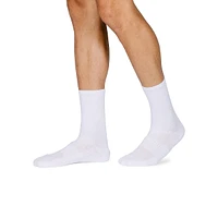 Men's 3-Pair Bowo Ribbed Crew Cushion Crew Socks Pack