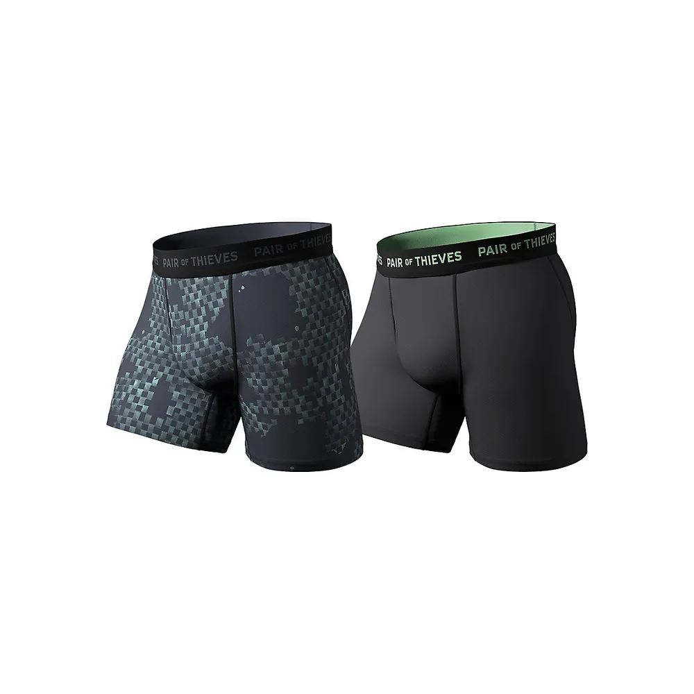  Pair Of Thieves Cotton Boxer Briefs For Men Pack