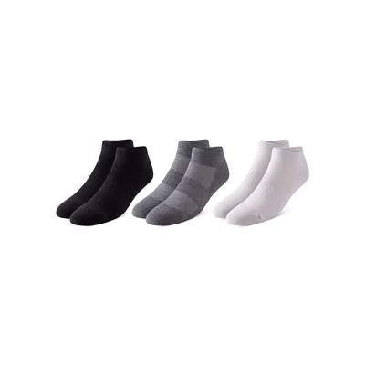 Unisex Black Out White Out 3-Pair Cushion Low-Cut Socks Pack