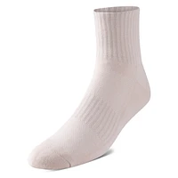 Unisex Black Out White 3-Pair Cushion Ankle Socks Pack