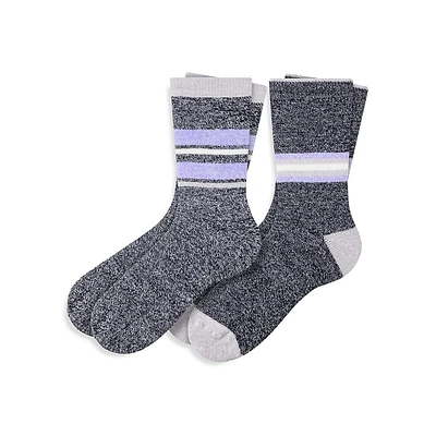 Men's 2-Pair Ready For Everything Cozy Crew Socks