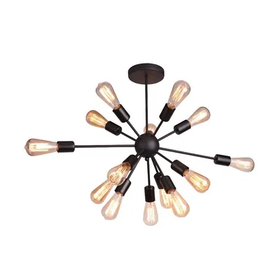 14 Light Pendant, 28.3 '' Width, From The Jensen Collection