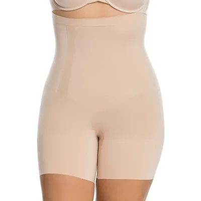 Plus OnCore High-Waisted Mid-Thigh Shorts