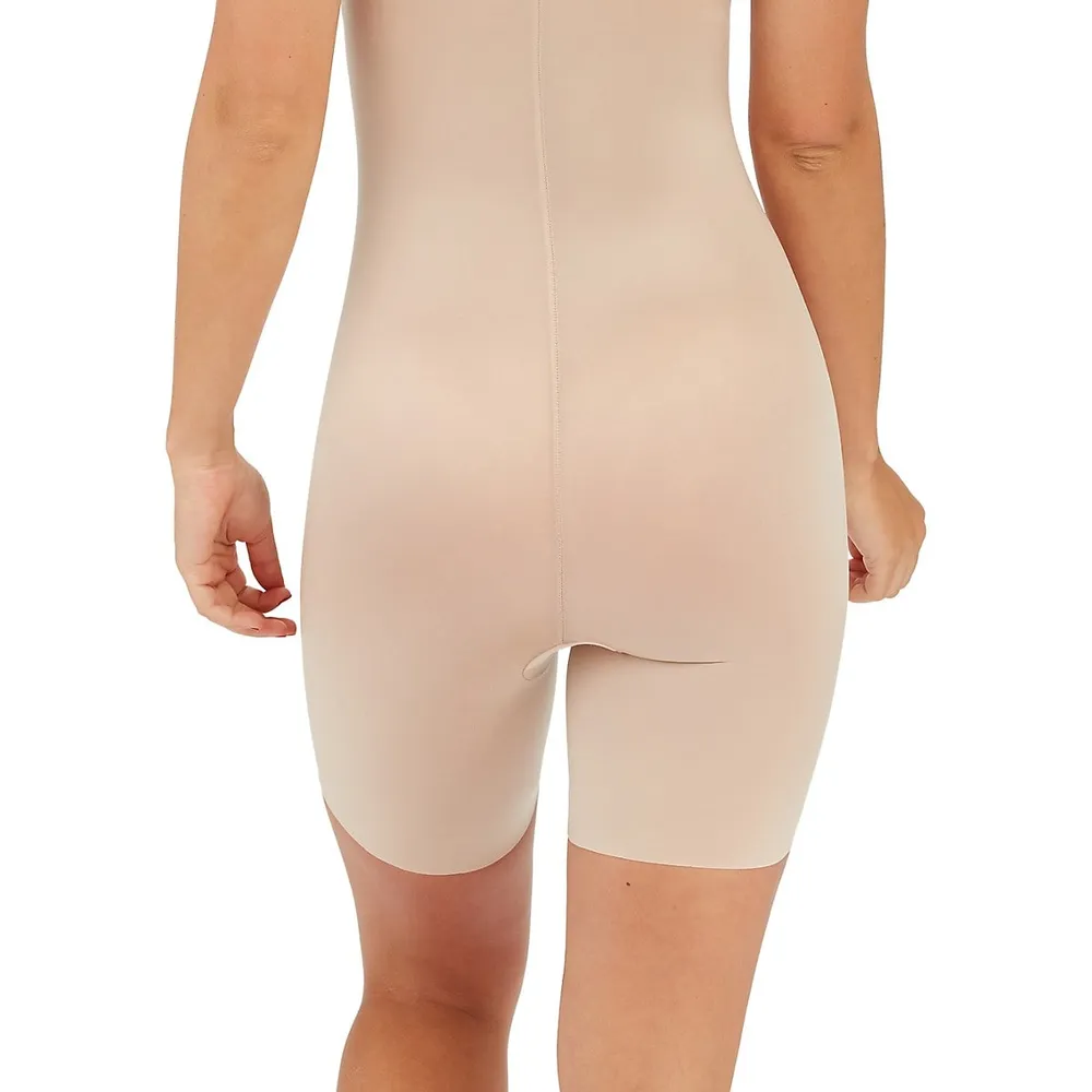 Thinstincts 2.0 Open-Bust Mid-Thigh Bodysuit