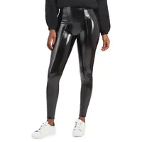 Faux Patent Leather Leggings