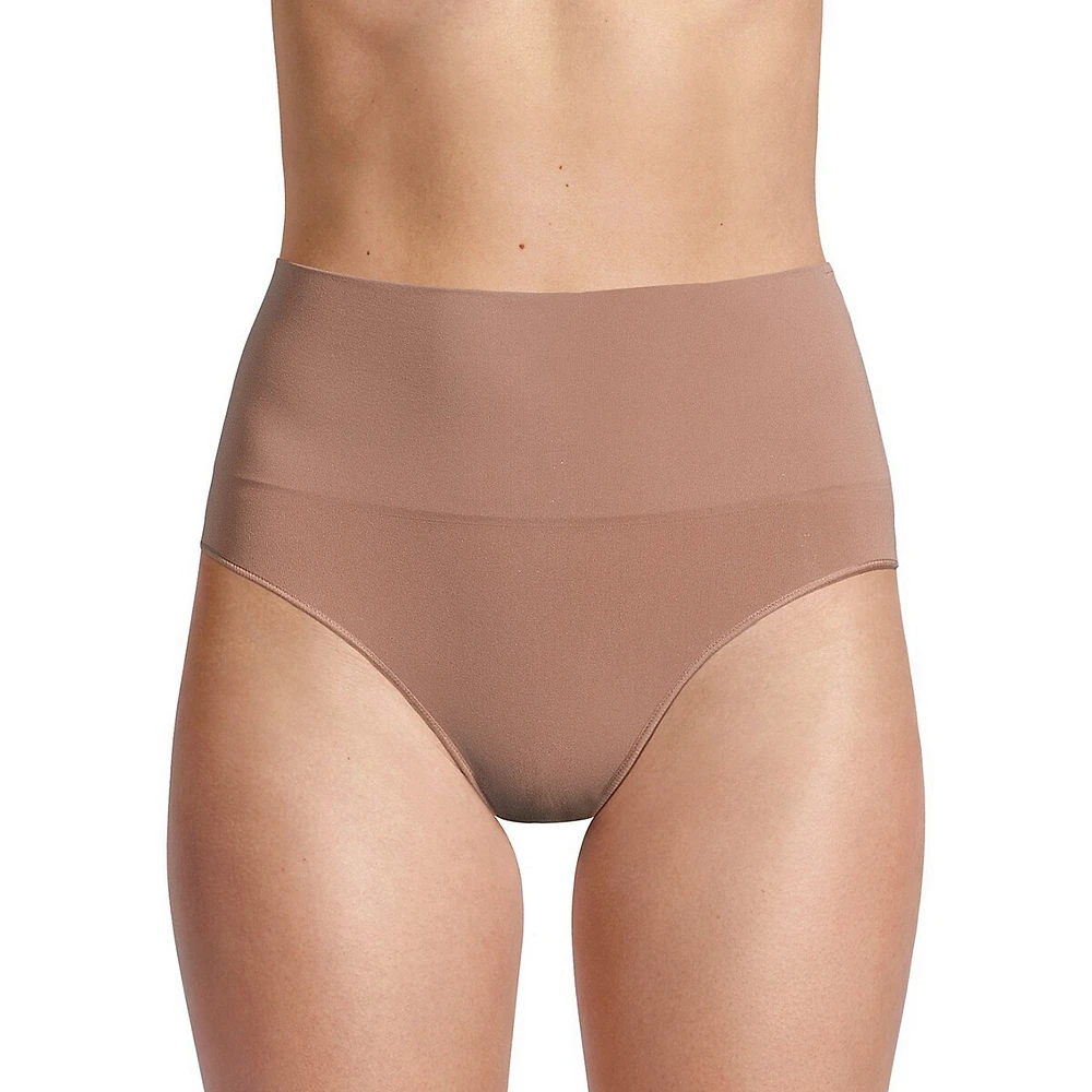 High waist recycled nylon shaping panty