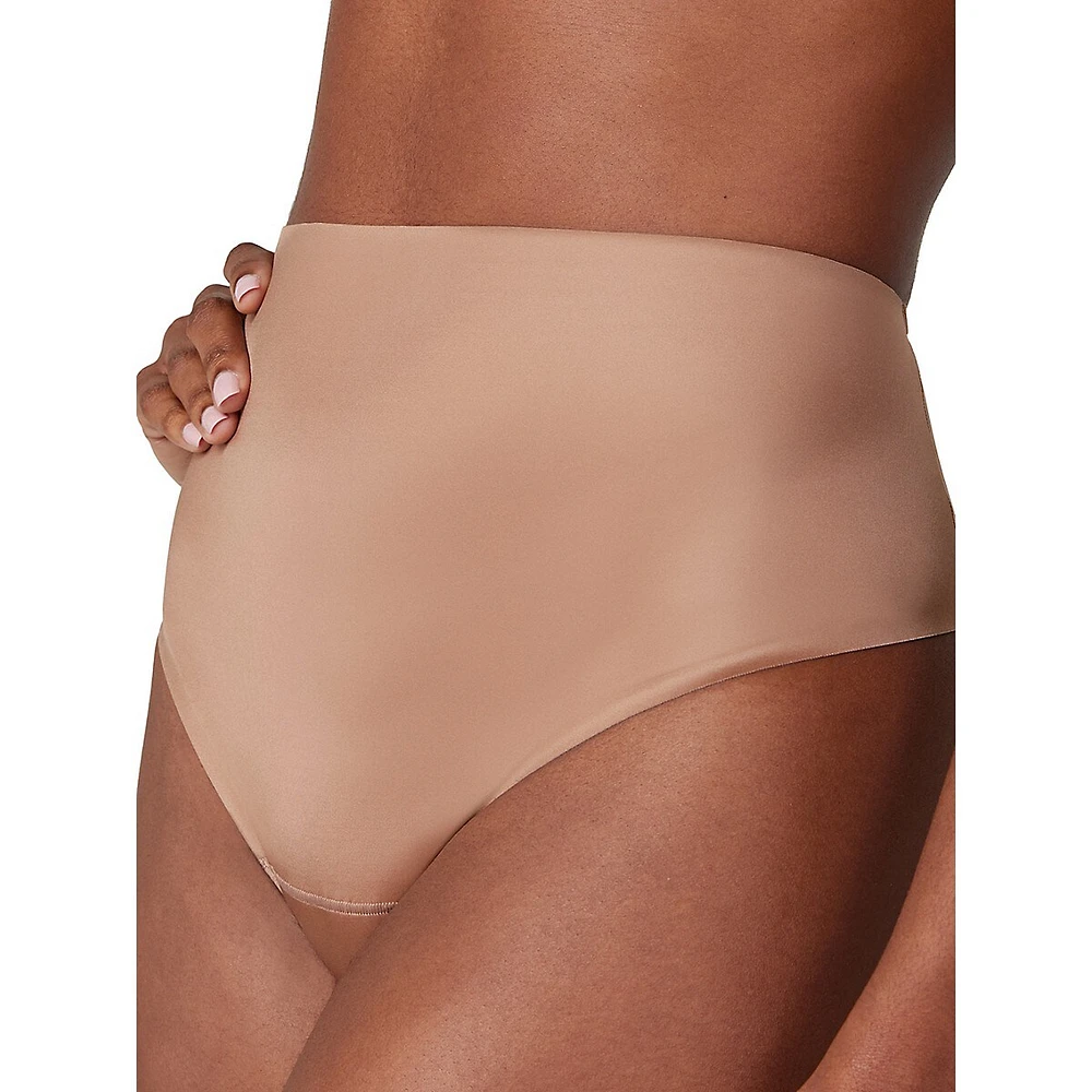 Quick-Dry Satin Shapewear Briefs