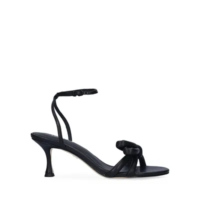 Mesola Strappy Knot Open Leather Sandals