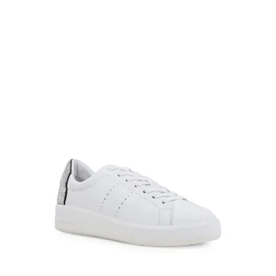 Women's Smile Leather Low-Top Sneakers