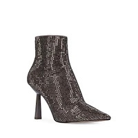 Austro Embellished Leather Ankle Boots