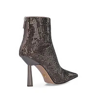 Austro Embellished Leather Ankle Boots