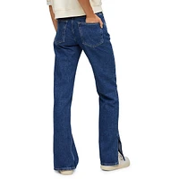 Straight High-Waist Jeans