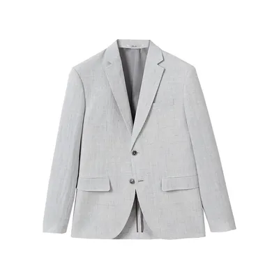 Miami Slim-Fit Checked Suit Blazer