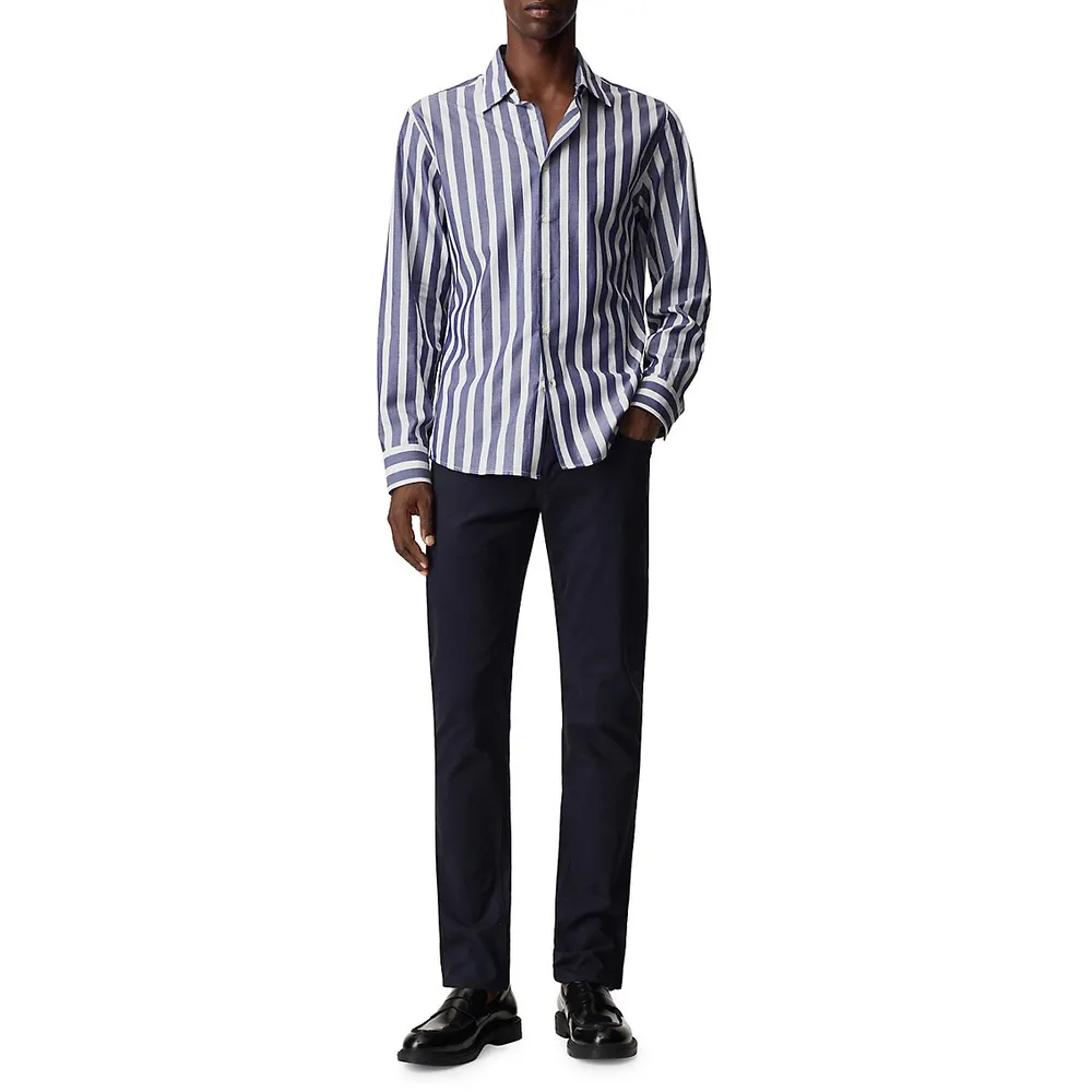 Revel Slim-Fit Striped Shirt