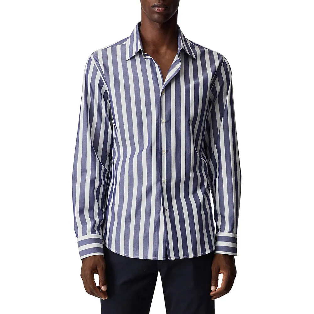 Revel Slim-Fit Striped Shirt