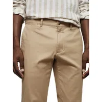 Barna Slim-Fit Chino Trousers