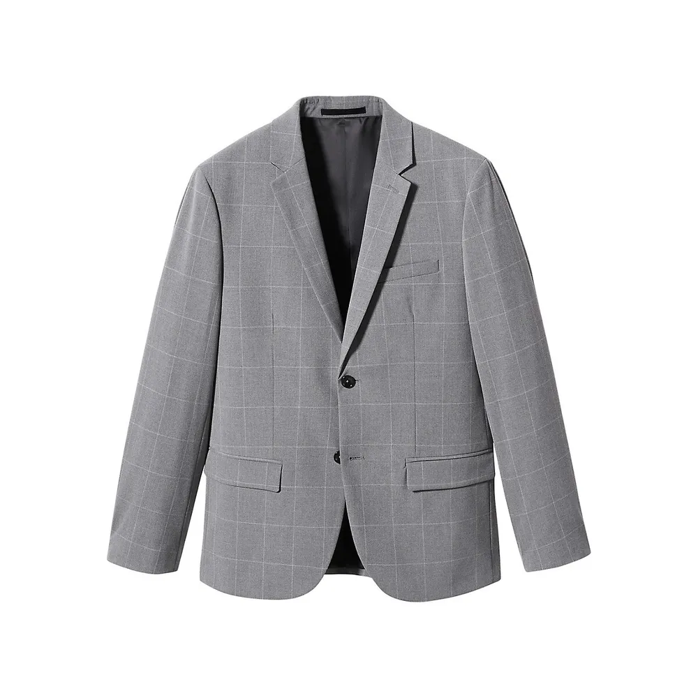 ​Paulo Super Slim-Fit Checked Blazer