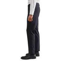 Brasilia Slim-Fit Windowpane Check Suit Trousers