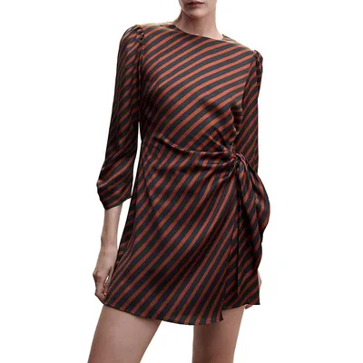 Flowy Striped Mini Dress