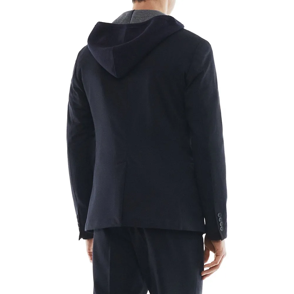 Veste de tailleur extensible coupe étroite