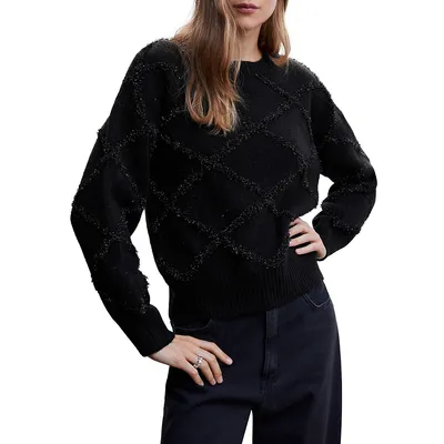 Broco Lurex Patterned Sweater