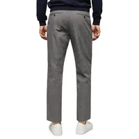 Check Pleated Trousers
