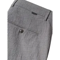 Check Pleated Trousers