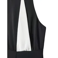 Sleeveless Bi-Colour Jumpsuit