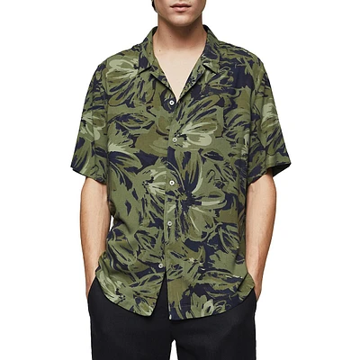 Huelva Tropical Floral-Print Shirt