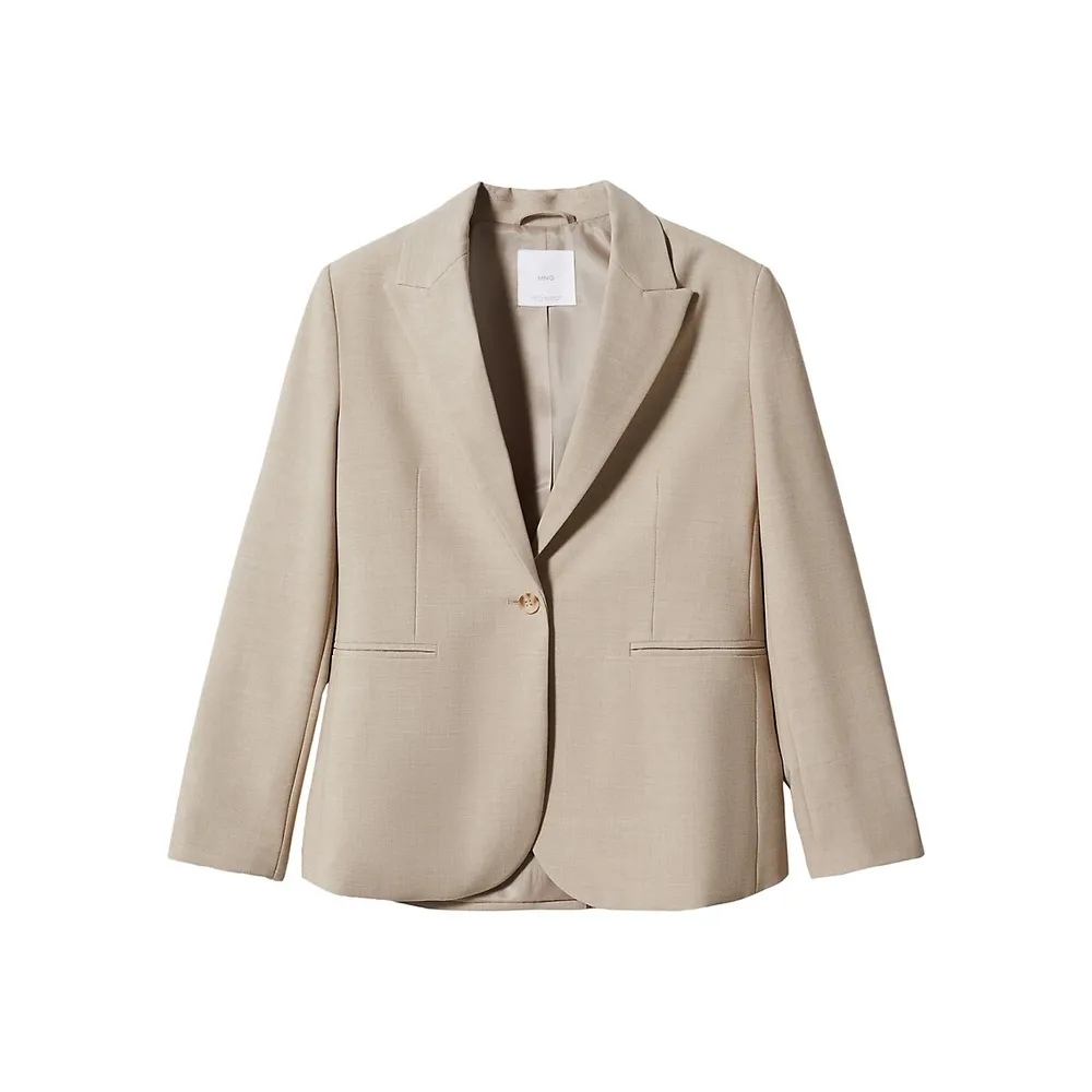 Cristina Single-Breasted Blazer