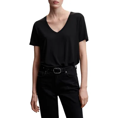 V-Neck Flowy T-Shirt