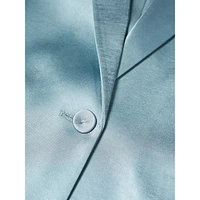 Satin-Finish Suiting Jacket