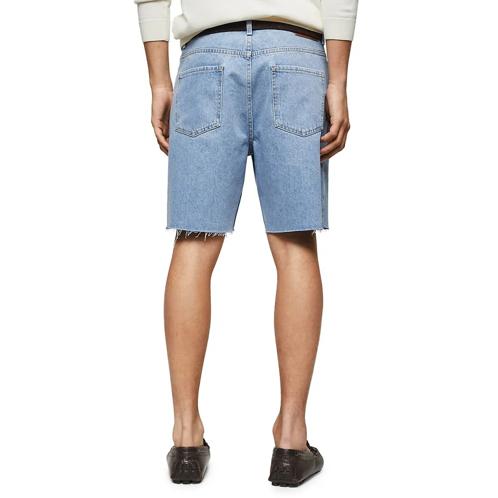 Oliver Bermuda-Length Denim Shorts