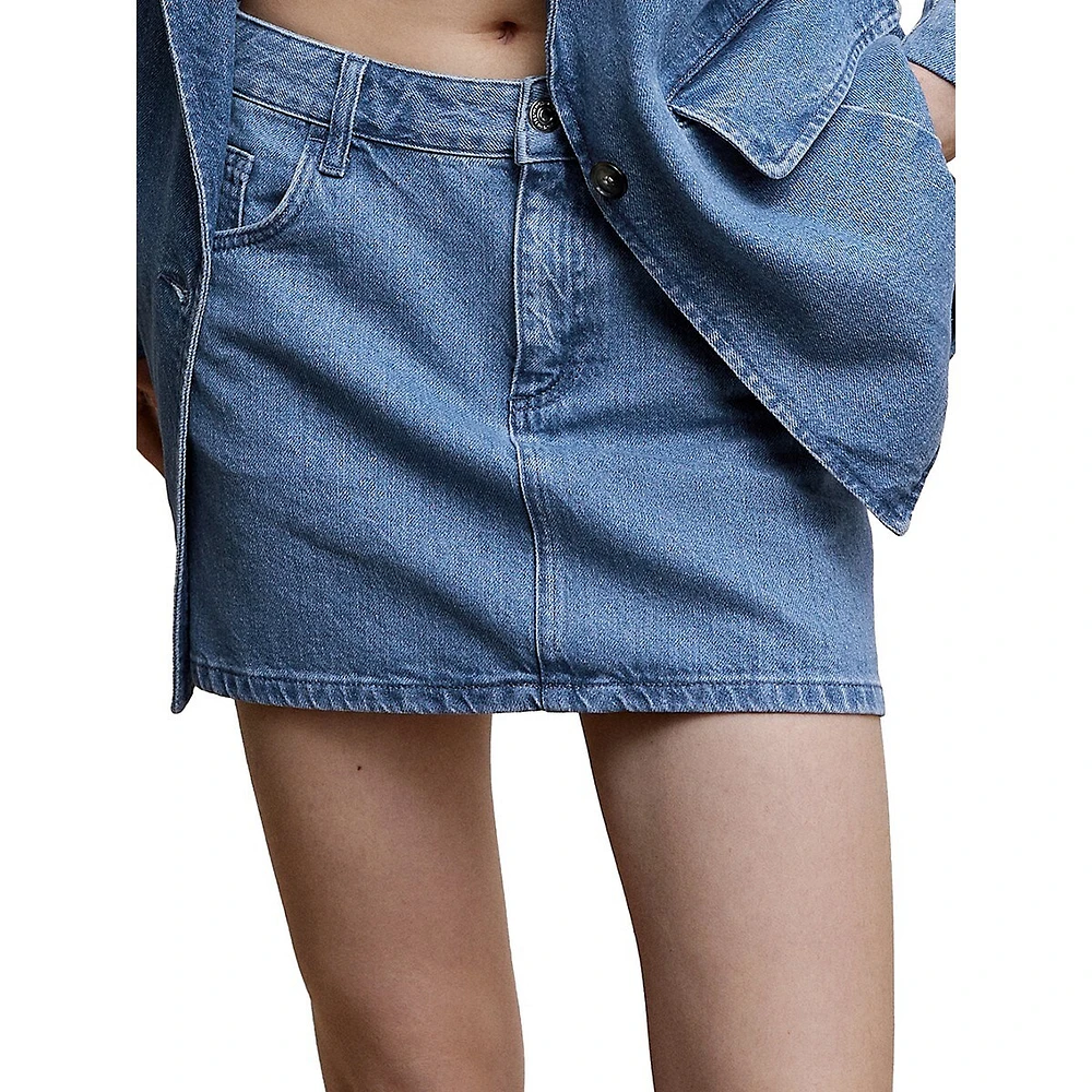 Charlote Denim Mini Skirt