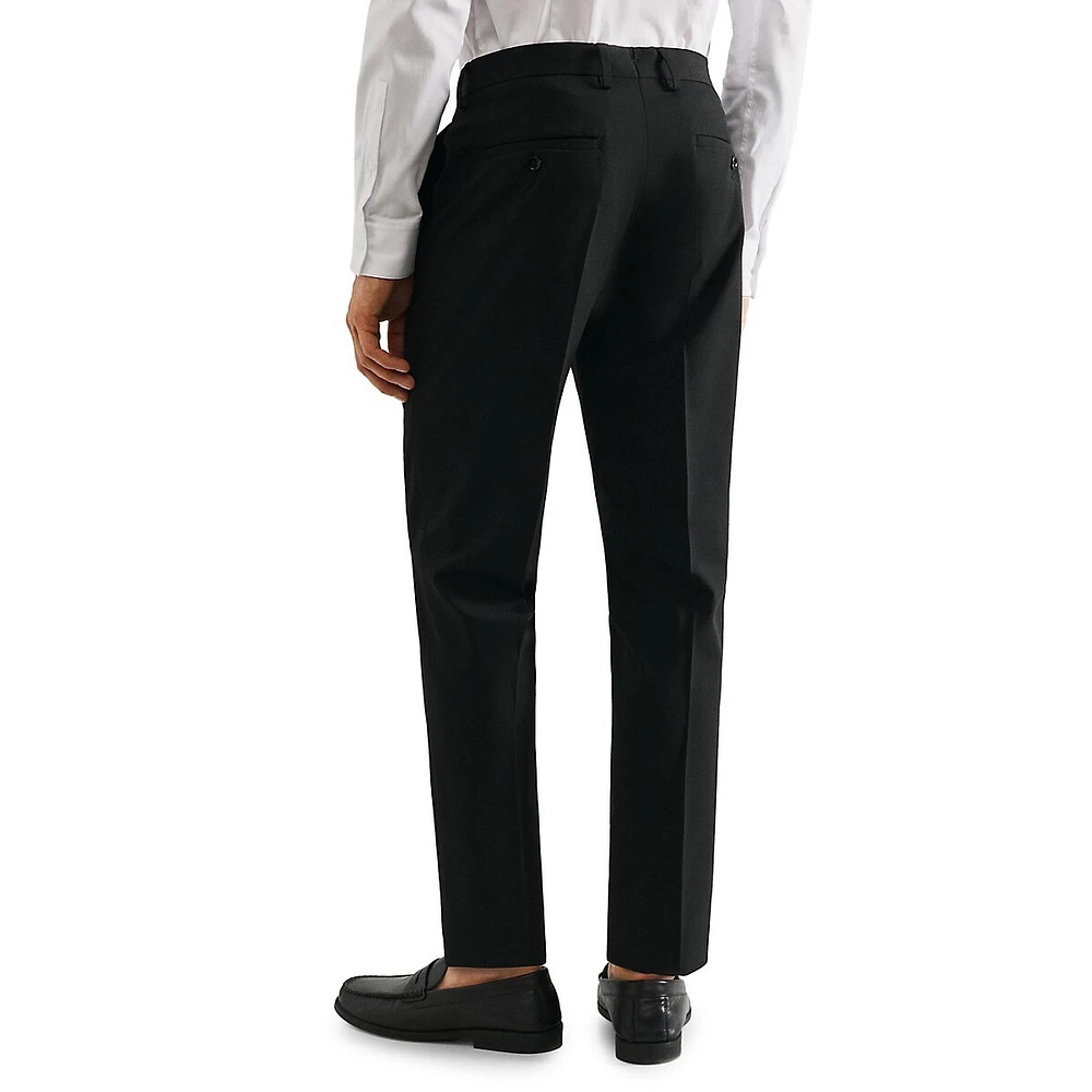 Stretch Fabric Super Slim-Fit Suit Pants