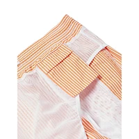 Pinstripe Seersucker Swim Trunks