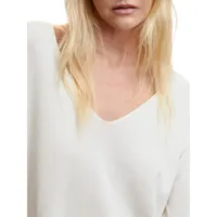 Fine-Knit Cropped Sweater