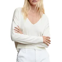 Fine-Knit Cropped Sweater