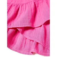 Ruffled Wrap Mini Skirt